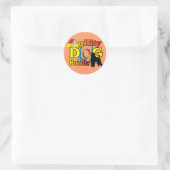 Podle Agility-cadeaus Ronde Sticker (Tas)