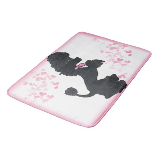 Podle and Heart Bathmat Badmat (Gekanteld)