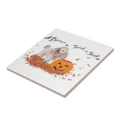 Podle bij Halloween Tegeltje (Zijkant)