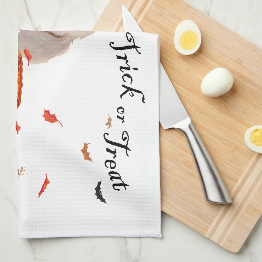 Podle bij Halloween Theedoek (Quarter Fold)