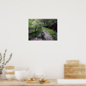 Podle Black Poster Flowers (Keuken)