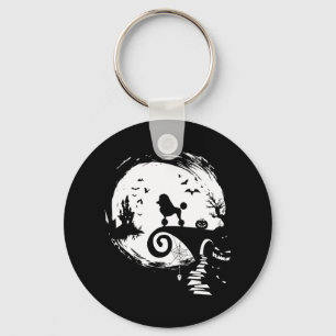 Podle dog and moon Halloween Costume Hondenliefheb Sleutelhanger