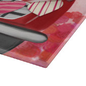 Podle Dog auto met hart Valentijns Snijplank (Hoek)