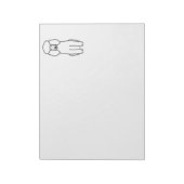 Podle Dog Cartoon Notitieblok (Linkerzijde)