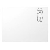 Podle Dog Cartoon Notitieblok (Voorkant)