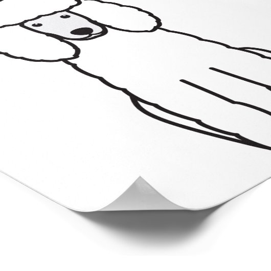 Podle Dog Cartoon Poster (Hoek)