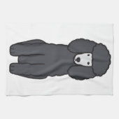 Podle Dog Cartoon Theedoek (Horizontaal)