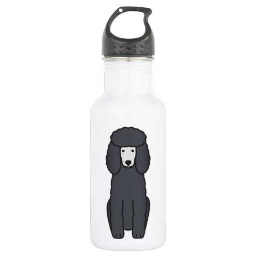 Podle Dog Cartoon Waterfles (Voorkant)