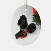 Podle Dog Ceramic Ornament (Rechts)