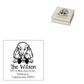 Podle Dog, Custom Return Address Rubberstempel (Gestempeld)