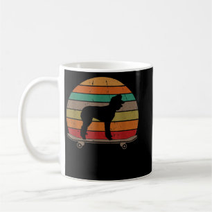 Podle Dog on Skateboard Retro Funny Schaats Koffiemok