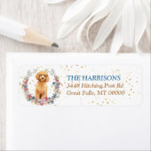 Podle Dog Spring Flowers Wreater Etiket (Insitu)