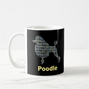Podle Dog Yellow & Blue Grid Lines Koffiemok