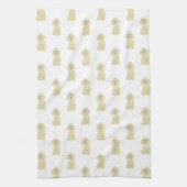 Podle (Fawn Tan Blonde Golden) Theedoek (Verticaal)