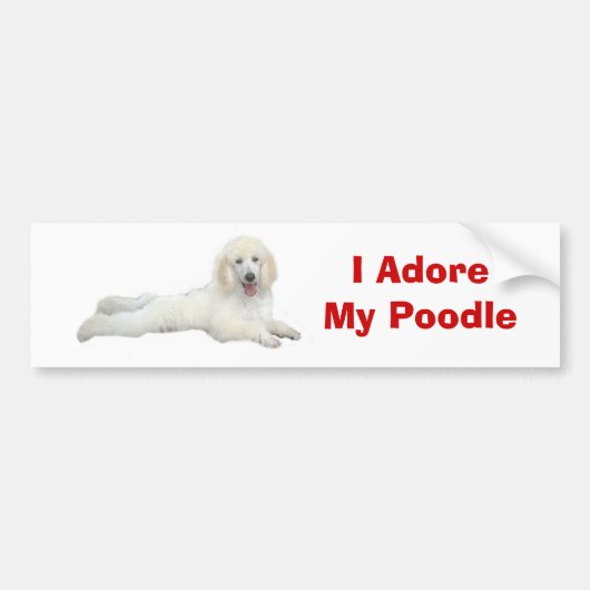 Podle I Adore Bumpersticker (Voorkant)