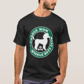 Podle Mam Wiggle Butt Club Cute Dog Owner Pet T-shirt (Voorkant)