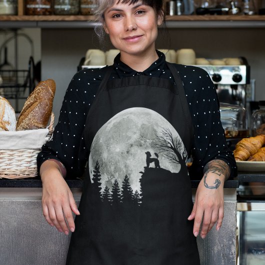 Podle on Mountain Halloween Gift for Poodle Lover Schort