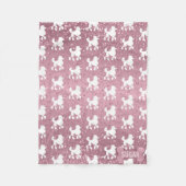 Podle on Pink Glitter Fleece Deken (Voorkant)