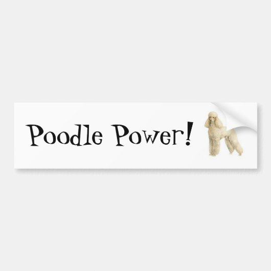 Podle — Puppy Clip Bumpersticker (Voorkant)