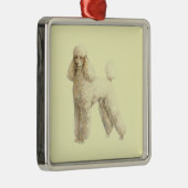 Podle — Puppy Clip Metalen Ornament (Rechts)