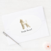 Podle — Puppy Clip Ovale Sticker (Envelop)