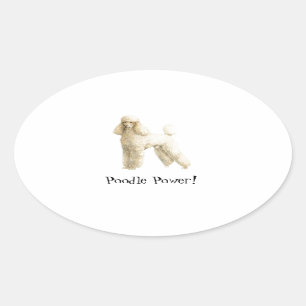 Podle — Puppy Clip Ovale Sticker