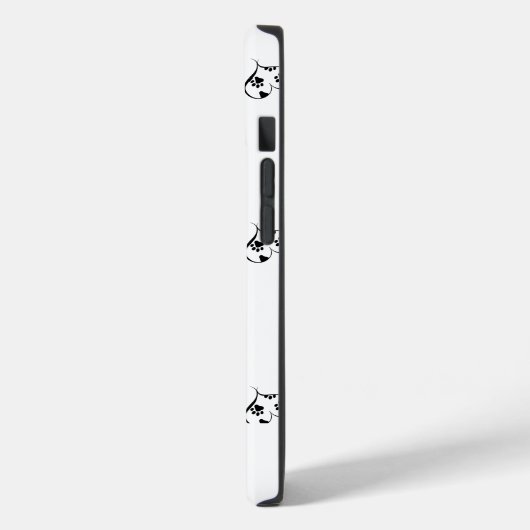 Podle Silhouette Hearts and Paw Prints Case-Mate iPhone Case (Achterkant / Links)