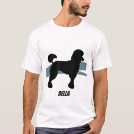 Podle Silhouette op Blue splash T-shirt