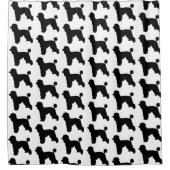 Podle Silhouette Shower Curtain Douchegordijn (Voorkant)