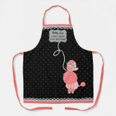 Podle Skirt Retro 50s Dog Groomer Custom Black Schort (Voorkant)