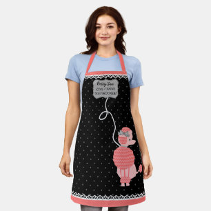 Podle Skirt Retro 50s Dog Groomer Custom Black Schort