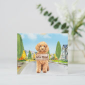 Podle We hebben de nieuwe Kaart Adres Dog Moving v (Staand voorkant)