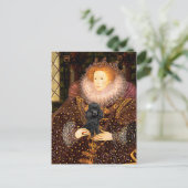 Podle (zwart 1) - Queen Briefkaart (Staand voorkant)