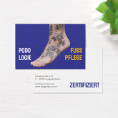 Podology Photo QR Code Foot Care Tattoo art Visitekaartje (Bureau)