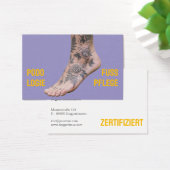 Podology Photo QR Code Foot Care  Visitekaartje (Bureau)