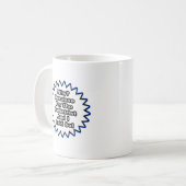 Podoloog... omdat ik het zei koffiemok (Voorkant links)