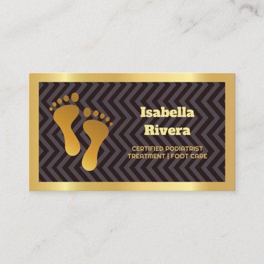 podoloog visitekaartje (Voorkant)