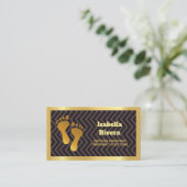 podoloog visitekaartje (Staand voorkant)