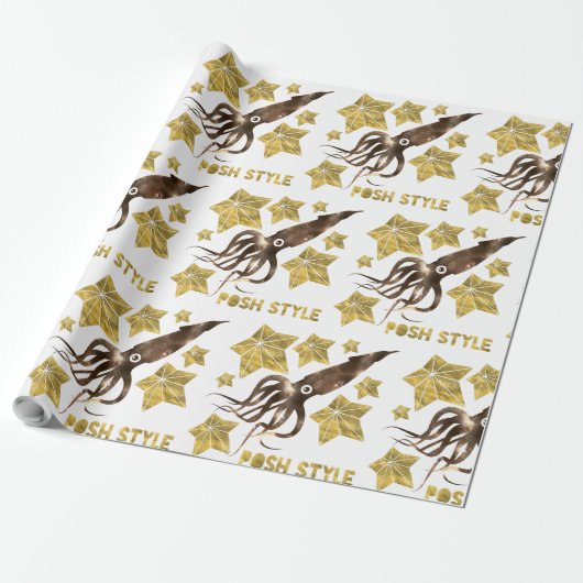 podostijl cadeaupapier (Uitgerold)