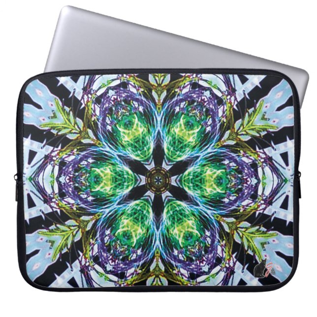 Pods Kaleidoscope-laptophoes Laptop Sleeve (Voorkant)