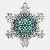 Pods Kaleidoscope Snowflake Ornament (Voorkant)