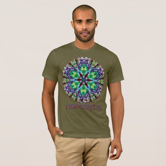 Pods Namaste Kaleidoscope T-Shirt (Voorkant volledig)
