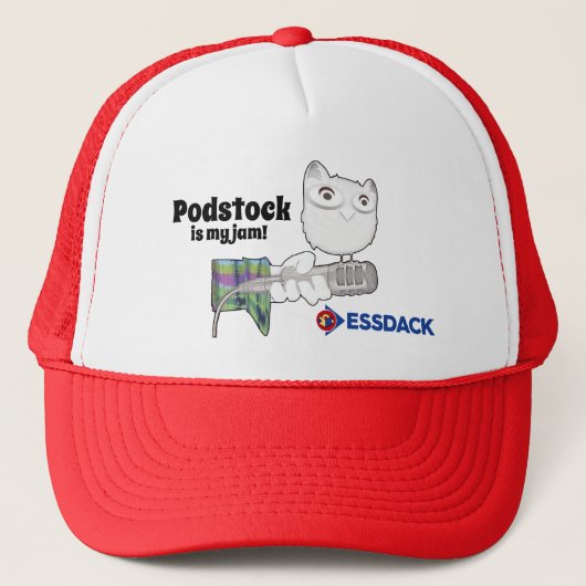 Podstock is mijn jam. vrachtwagenhoed trucker pet (Voorkant)