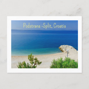 Podstrana — Split, Kroatië, strand Briefkaart