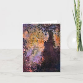 Poe aan Mevr. Marie Louise (Shaw) Digitale Collage Kaart