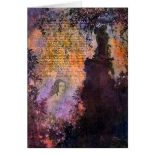 Poe aan mevrouw Marie Louise (Shaw) Digital Collag