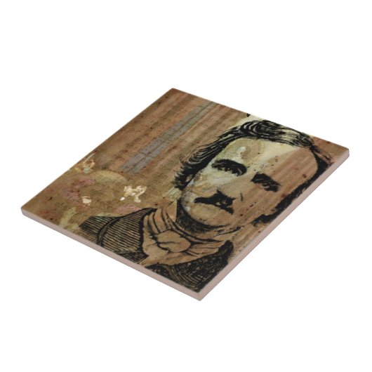 Poe Collage Tegeltje (Zijkant)