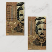 Poe Collage Verticaal Visitekaartje (Voorkant / Achterkant)