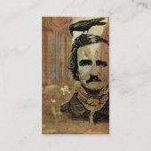 Poe Collage Verticaal Visitekaartje (Achterkant)