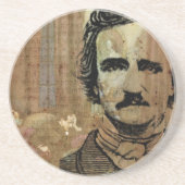 Poe Collage Zandsteen Onderzetter (Voorkant)